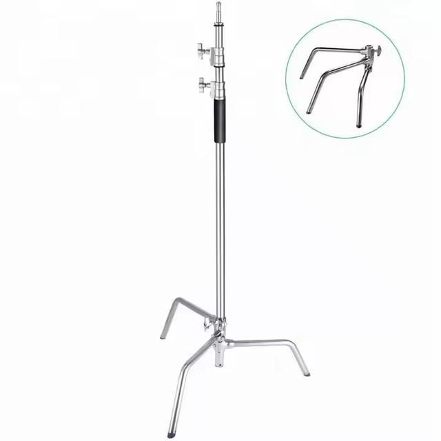 E-RISE Heavy-Duty Stainless Steel Light C Stand Tripod Studio Tripod
