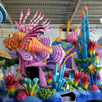 Sculpture FRP du monde océanique