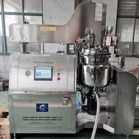 Machine de fabrication de crème cosmétique de beauté Réservoir de mélange Homogénéisation sous vide Cadre de crème cosmétique Réservoir de mélange à gratter