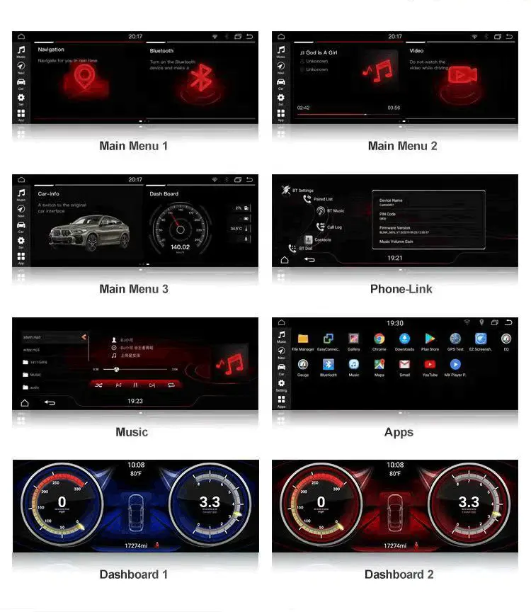 Autoradio 10.25インチAndroid11カーDVDプレーヤー5シリーズF07GT (2009-2016) BMW用オリジナルNBT/CICシステム