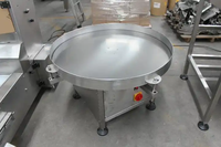 500/800/1000/1200/1500mm Durchmesser Edelstahl-Rund tisch förderer für Paket
