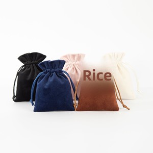 Sac de rangement pour bijoux en velours rectangulaire de style dessin animé Straight <span class=keywords><strong>Liz</strong></span> avec fermeture à cordon, petites tailles, vente en gros - Product Image 4