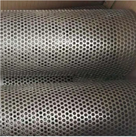 Tube métallique perforé en aluminium et acier inoxydable 304/316 pour la filtration des gaz liquides