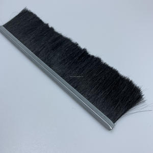 Tdf Hoge Kwaliteit Natuurlijke Vezel Nylon Schuifdeur Draaiende <span class=keywords><strong>Strip</strong></span> Borstel Metalen Achterkant <span class=keywords><strong>Strip</strong></span> Borstel - Product Image 2