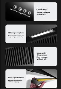 Venta al por mayor <span class=keywords><strong>Campana</strong></span> <span class=keywords><strong>extractora</strong></span> Electrodomésticos <span class=keywords><strong>Campana</strong></span> de cocina con gran Lado de techo Digital Nueva <span class=keywords><strong>campana</strong></span> <span class=keywords><strong>extractora</strong></span> inteligente - Product Image 5