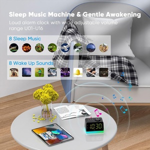 <span class=keywords><strong>Reloj</strong></span> <span class=keywords><strong>Despertador</strong></span> Digital Clásico Moderno <span class=keywords><strong>con</strong></span> Pantalla y Luz Nocturna Negra para Dormitorio, Sala de Estar, Oficina en Casa - Product Image 3