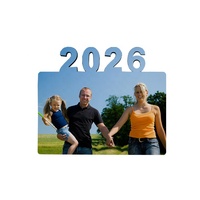 Nouvelle Offre Promotionnelle du Nouvel An : Plaque Photo Personnalisable 2026, Cadre Photo DIY 2026, Cadre Photo Vierge pour Sublimation 2026