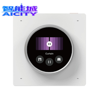 Interrupteur intelligent électrique Android Tuya Bar Design pour maison connectée avec contrôle à distance via application Zigbee, écran OLED, utilisation universelle