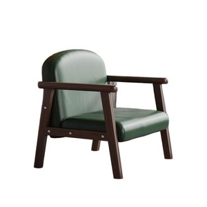 Fauteuil simple pliable en similicuir PU pour salon, chambre à coucher, petit appartement, balcon, idéal pour enfants - Product Image 5