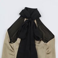 Robe en satin à nœud personnalisée pour femme 2026, élégante robe midi, vente en gros d'usine chinoise OEM et ODM, robes décontractées vintage