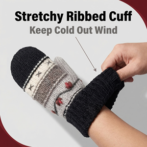 Gants thermiques en tricot confortables pour enfants de 0 à 6 ans |   Mitaines pour tout-petits faites à la main pour l'automne/l'hiver - Product Image 4