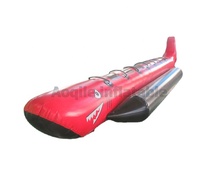 Offre Spéciale gonflable requin poisson volant remorquable gonflable flottant banane requin bateau eau Sport jeux équipement