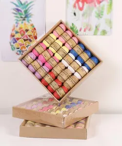 24 rouleaux Papier De Raphia Naturel Ruban Ficelle pour Artisanat et Cadeaux D'emballage