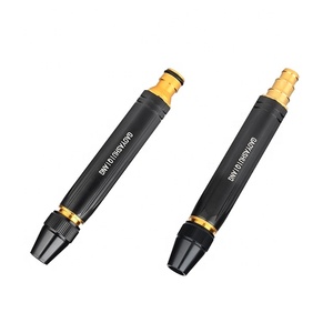 Buse de <span class=keywords><strong>tuyau</strong></span> d'<span class=keywords><strong>arrosage</strong></span> à connexion rapide à haute pression pistolets de pulvérisation d'eau en métal multi-usages pour le nettoyage de voiture - Product Image 2