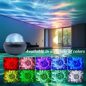 Hot Selling 16-Color Dynamic Northern Aurora <b>LED</b> Night <b>Light</b> Wave Aurora Starry Sky Projection Lamp for Smart Home Smart <b>Lights</b> - Product Image 3