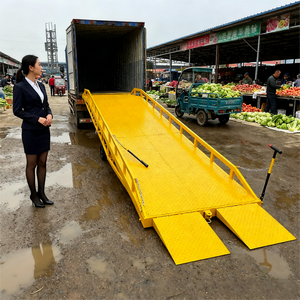 Chất lượng cao hàng hóa tự động tải Dock đoạn đường nối Xe Nâng <span class=keywords><strong>Container</strong></span> tải và dỡ tải dốc xe tải sân Dock leveler - Product Image 4