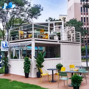 中南可拆卸定制可运输移动现代预制建筑模块化预制房屋集装箱咖啡店