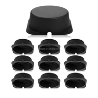 Couverture de Luminaire Encastré Noir Résistant au Feu UL94 V0 ABS Économe en Énergie Installation Facile Garantie de 3 Ans Design Moderne pour l'Éclairage