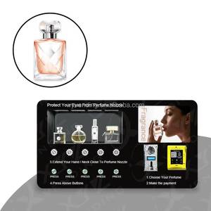 Touch Screen Wall <b>Mounted</b> Fragrance Sample Perfume <b>Spray</b> Vending Machine SDK Commercial Use 5x100ml Capacity 1 Year Warranty - Product Image 2
