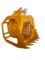 Écran rotatif HNCHB pour tamisage de sable, gravier et terre – Godet hydraulique pour criblage rotatif