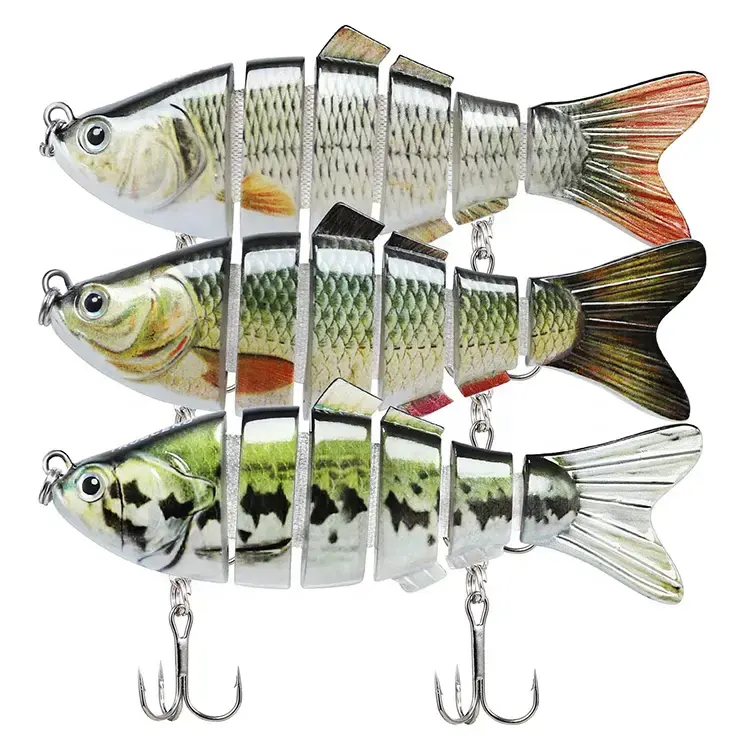 Fish Lures Factory Multi Jointed Fishing Lures Wholesale Segmented Swimbait Molds for Making Hard Plastic Fishing Lures