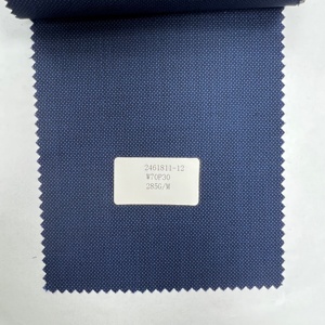 Len 70% 30% polyester cắt-cạnh kẻ sọc dệt vải hợp thời trang thiết kế mềm mại cao cấp cho nam giới phù hợp với hàng may mặc worsted loại sợi - Product Image 3