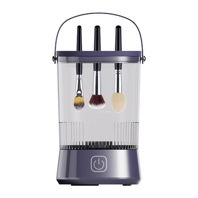 2024 USB Automatic Rechargeable 1200mAh Battery Makeup Brush Cleaner 2 Hours Continuous Use Deep Cleaning Tool for Makeup