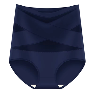 Wholesale Shaper Women Underwear <strong>Panties</strong> Full Coverage Briefs Tight Cross High <strong>Waist</strong> Tummy Control <strong>Panties</strong> In Stock - Product Image 4