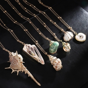 Sh002 Mùa Hè Hawaii Phong Cách Seashell Choker Cho Phụ Nữ Và Thanh Thiếu Niên Cổ Điển Tự Nhiên Vỏ Đồ Trang Sức Bãi Biển Cho Cô Gái - Product Image 5