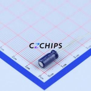 ตัวเก็บประจุอิเล็กโทรไลต์อะลูมิเนียมแบบ Through-Hole รุ่น ERS1EM220D11OT ชิ้นส่วนแบบ Through-Hole (THT), ขนาด D5xL11 มม. 22uF 20% 25V 2 มม. - Product Image 2