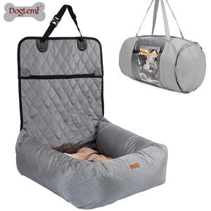 OEM 2 in 1 Hund Haustier Autos itz bezug für kleine mittlere Hunde Rücksitz Bett Memory Foam Haustier Sitz bezug - Product Image 2