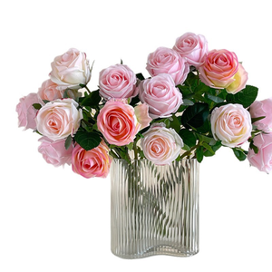 H844 Roses séchées hydratantes au toucher agréable, grandes <span class=keywords><strong>boutons</strong></span> <span class=keywords><strong>de</strong></span> roses, roses bulgares à tige unique, décoration florale artificielle, très demandées - Product Image 5