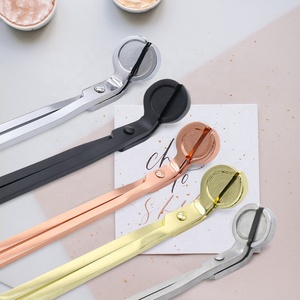 Ciseaux de coupe-mèche en acier inoxydable Henry de haute qualité, <span class=keywords><strong>5</strong></span> couleurs, pour bougies et aromathérapie, outil de polissage de mèches de bougies - Product Image 3