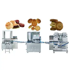 Maamoul Maken Machine Korstmachine Maan Cake Productielijn Twee Hopper Mochi Maken Machine