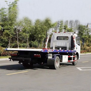 รถยกพ่วงแบบพื้นเรียบ Dongfeng 4X2 รุ่นใหม่ สำหรับกู้ยานพาหนะ ช่วยเหลือข้างทาง และลากจูงฉุกเฉิน - Product Image 5