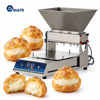 Machine de remplissage automatique de pâte à gâteau de table multi-buses avec PLC pour boulangerie, plateau, cupcakes, muffins – Équipement commercial de dosage