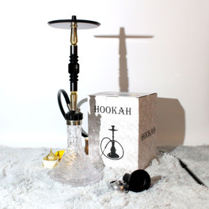 Set Narghilè Classico di Lusso in Alluminio con Tubo Dritto, Tecnica a Specchio, Fumo Morbido, Stile Russo, Include Confezione Regalo - Product Image 6