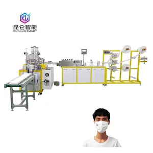 150 flat positioning masks per minute, manufacturing machine with logo pattern pattern, sold by manufacturers