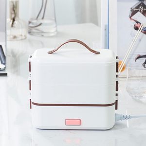Lonchera Eléctrica Portátil 3 en 1 de 2L, Calentador de Acero Inoxidable a Prueba de Fugas para Adultos, para Uso en Casa, Auto y Aire Libre - Product Image 3