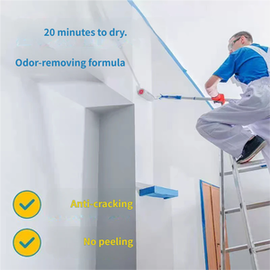 Pintura de Látex Acrílica para Paredes Interiores y Exteriores, Revestimiento de Cemento, Lavable, Resistente al Agua, con Textura - Product Image 5