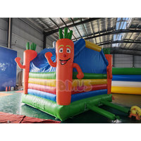 Château gonflable commercial à thème Lapin et Carotte, château gonflable pour enfants pour fêtes d'anniversaire et location en extérieur