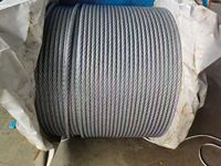 Câble en acier galvanisé 6x12+7FC 4mm, 5mm, 6mm, 8mm pour le regroupement