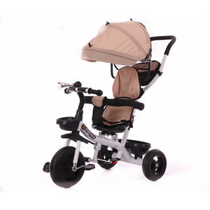 Triciclo de Carga en Oferta, Triciclo para Niños/Bebés con Barra de Empuje para Mamá/Niño, Triciclo de 3 Ruedas al por Mayor - Product Image 3