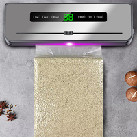 Scelleuse sous vide entièrement automatique avec coupe-sac intégré, largeur de scellage de 30 cm, scelleuse d'emballage pour produits secs, noix et fromages