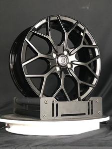 Rines de Aleación Negros Brillantes de 18-22 Pulgadas, 5x120 5x114.3, Diseño de 10 Radios, Ligeros, para <span class=keywords><strong>Mercedes</strong></span>-Benz, Audi, BMW - Product Image 2