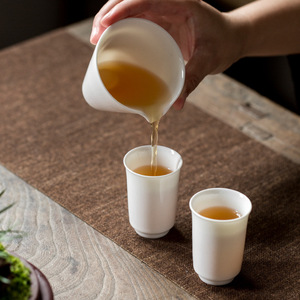 Dehua White Porcelain Fairness Cup Cone Shape Ceramic <b>Tea</b> Dispenser For Kung Fu <b>Tea</b> <b>Set</b> Afternoon <b>Tea</b> Serving - Product Image 2