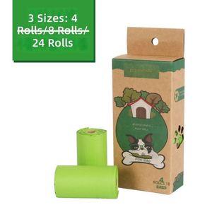 Accessoires écologiques, sacs à crottes de chien compostables et biodégradables avec parfum pour chats et animaux, matériau Epi durable - Product Image 5