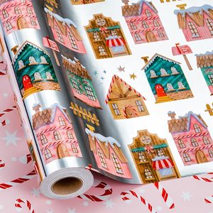 80g Christmas gift <b>wrapping</b> <b>paper</b> New product in stock Butterfly knot candy house series for children and girls Multiple options - Product Image 2