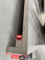Carreaux d'escalier intérieurs en porcelaine aspect marbre moderne, antibactériens, avec éclairage intégré, design à rainures personnalisable, antidérapants