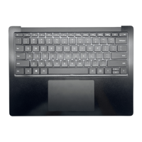 Clavier sans fil magnétique argenté USB Type-C pleine taille avec rétroéclairage RGB pour Surface Laptop 3/4/5 Gen 13,5 pouces Haute qualité Neuf